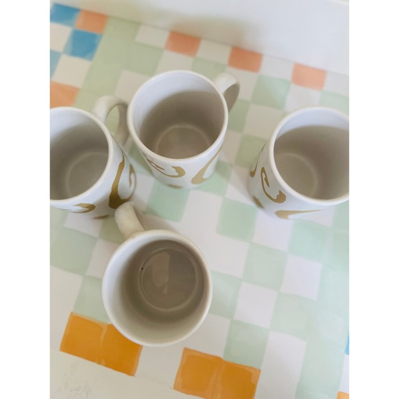 Set of 4 Oscar de la Renta Celestial Mugs - Picture 2 of 7